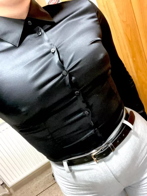 Buttoned up today ☝️🖤 by miss_rubyredx