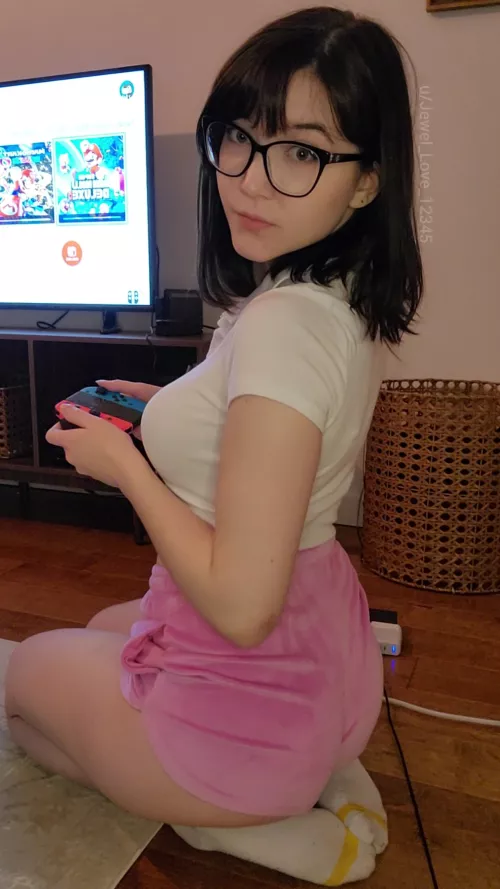 Can I sit on your face while I play? by Jewel_Love_12345