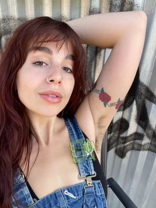 do my hairy pits go with these overalls? F28 by kmifghfghfghyt