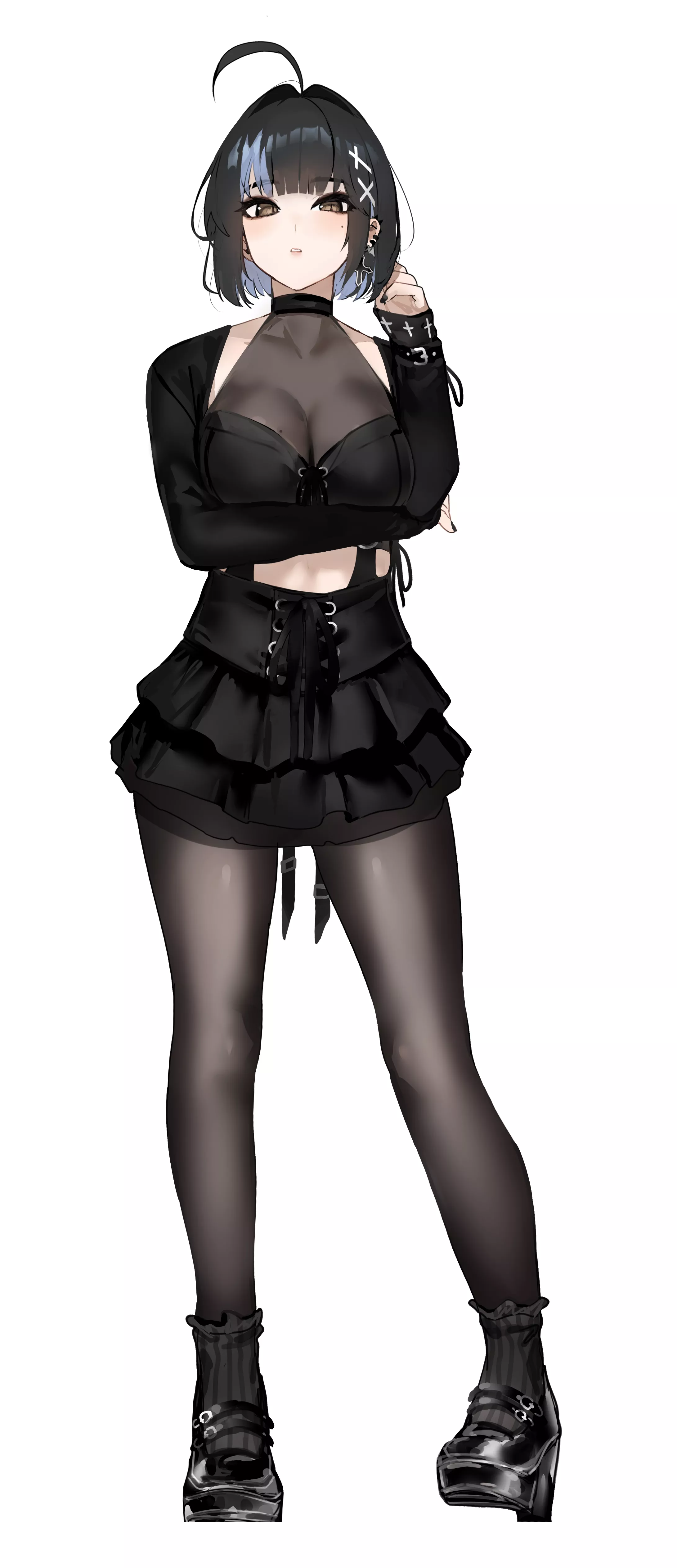 Goth Girl Thighs [Original] posted by ArmorXIII
