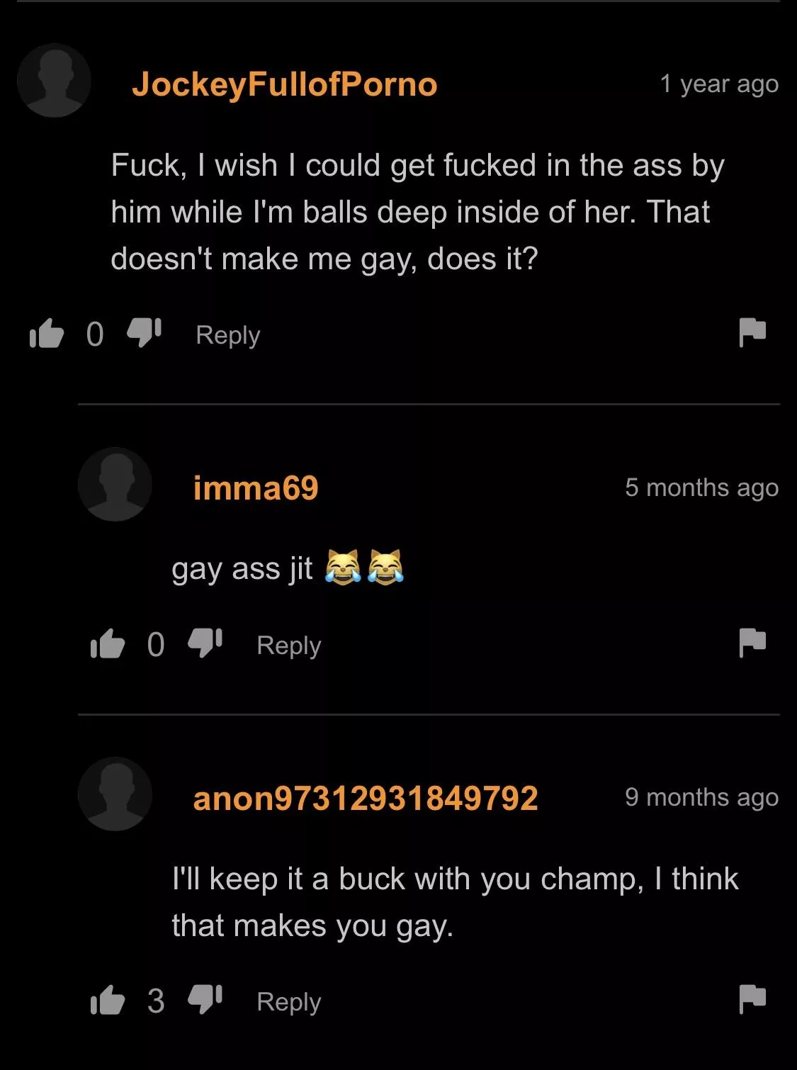 Ignore the racial slur, I just found this exchange a bit funny posted by AccomplishedTaste147