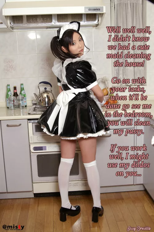 Oh no! My wife caught me crossdressing and she actually accepting it... A dream come true! Don't you wish the same? by sissy_drusilla