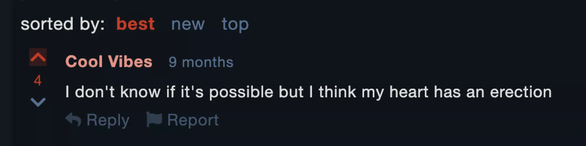 When the blood rushes to your feels by felds