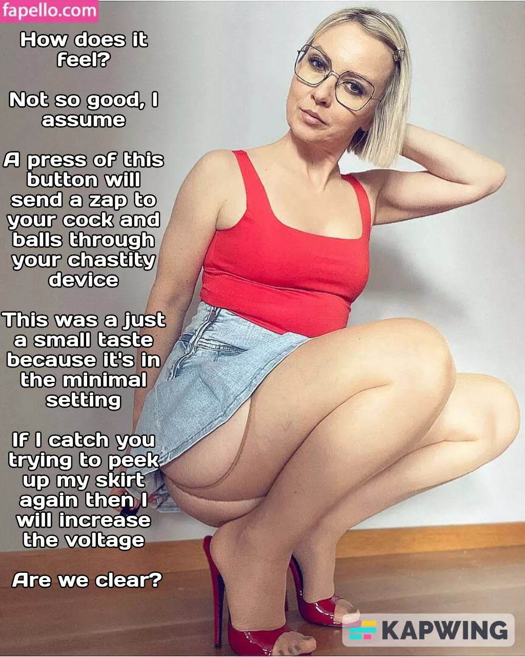 Are we clear? posted by guycaptions