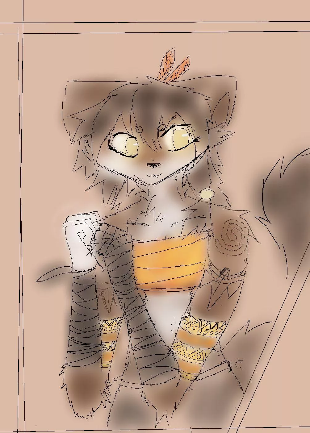 Can my oc beet yours in a duel? >:3 Art by me posted by Lost_Kitsune