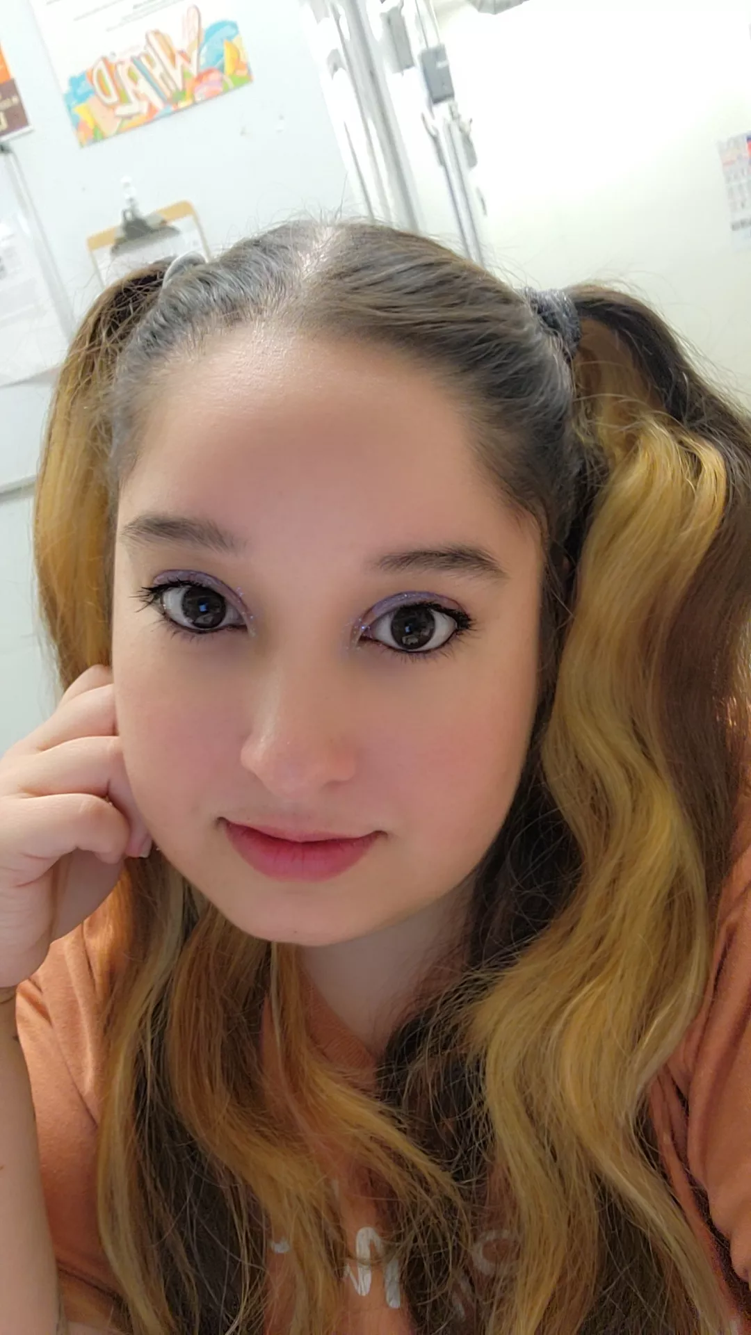 Could you look into my eyes all day?🩵 posted by doe-eyed-vixen