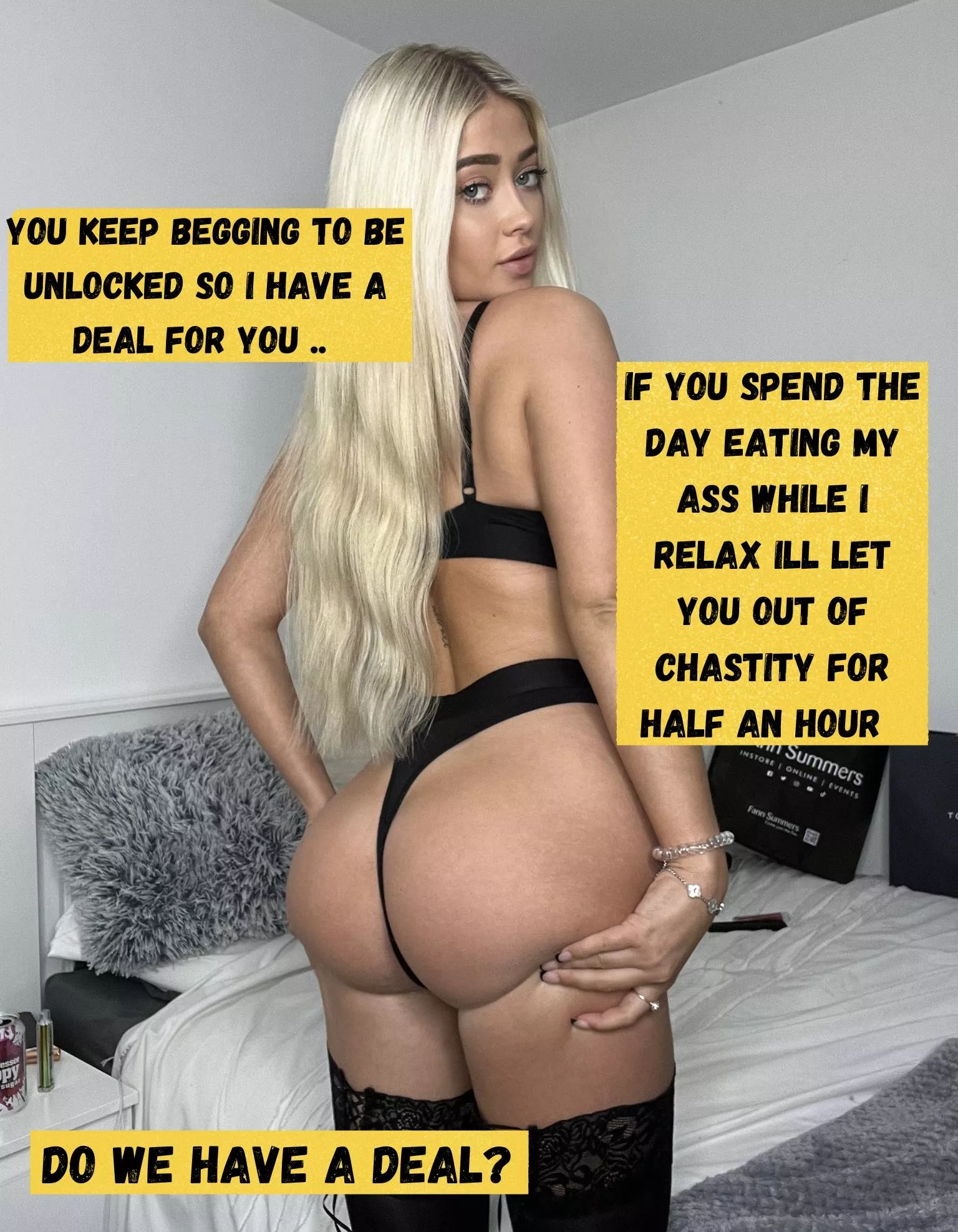 Do we have a deal? F19 posted by GoddessLayla69