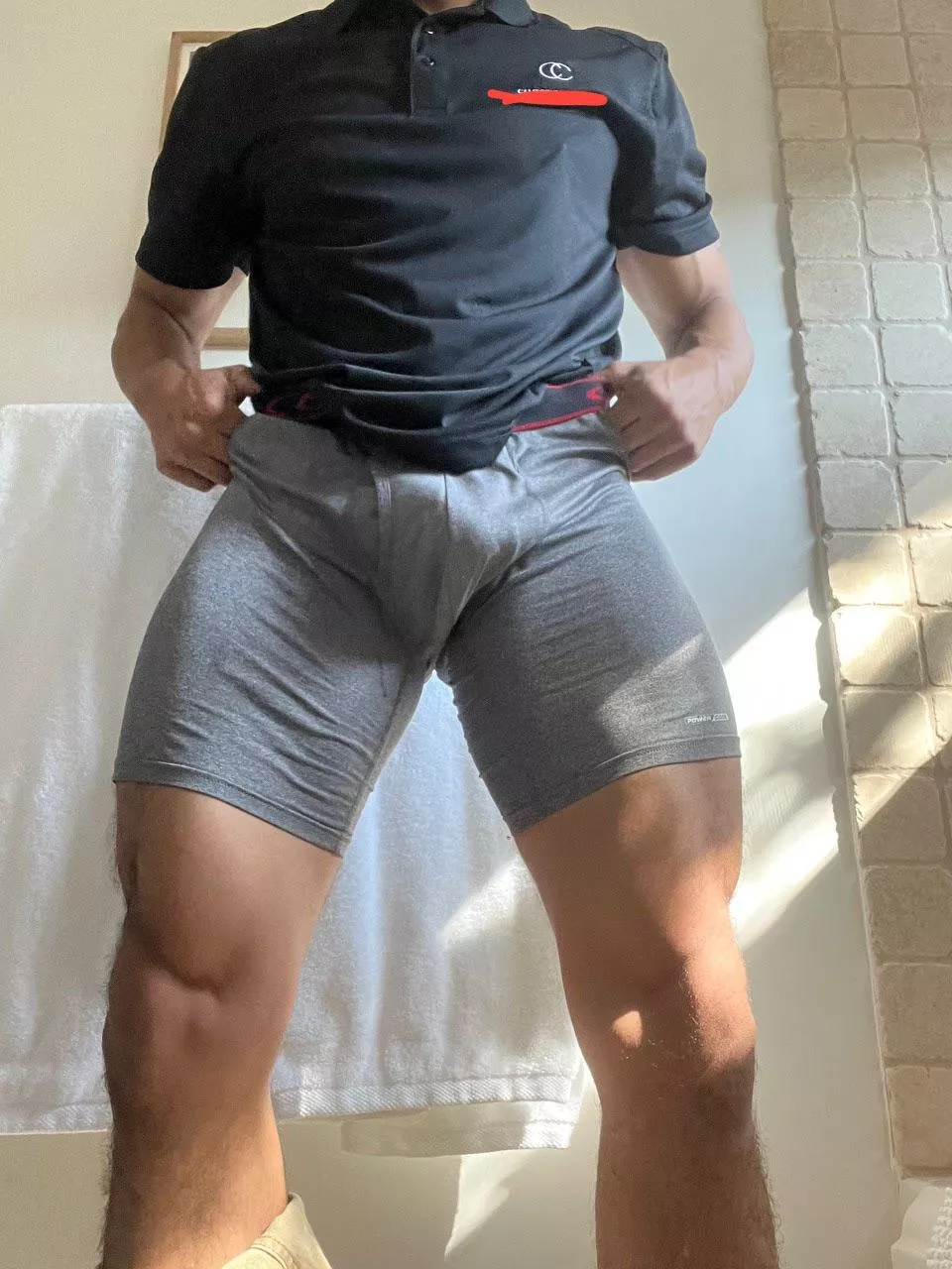 Find me in your restroom while I work in your house. posted by AdonisFit69