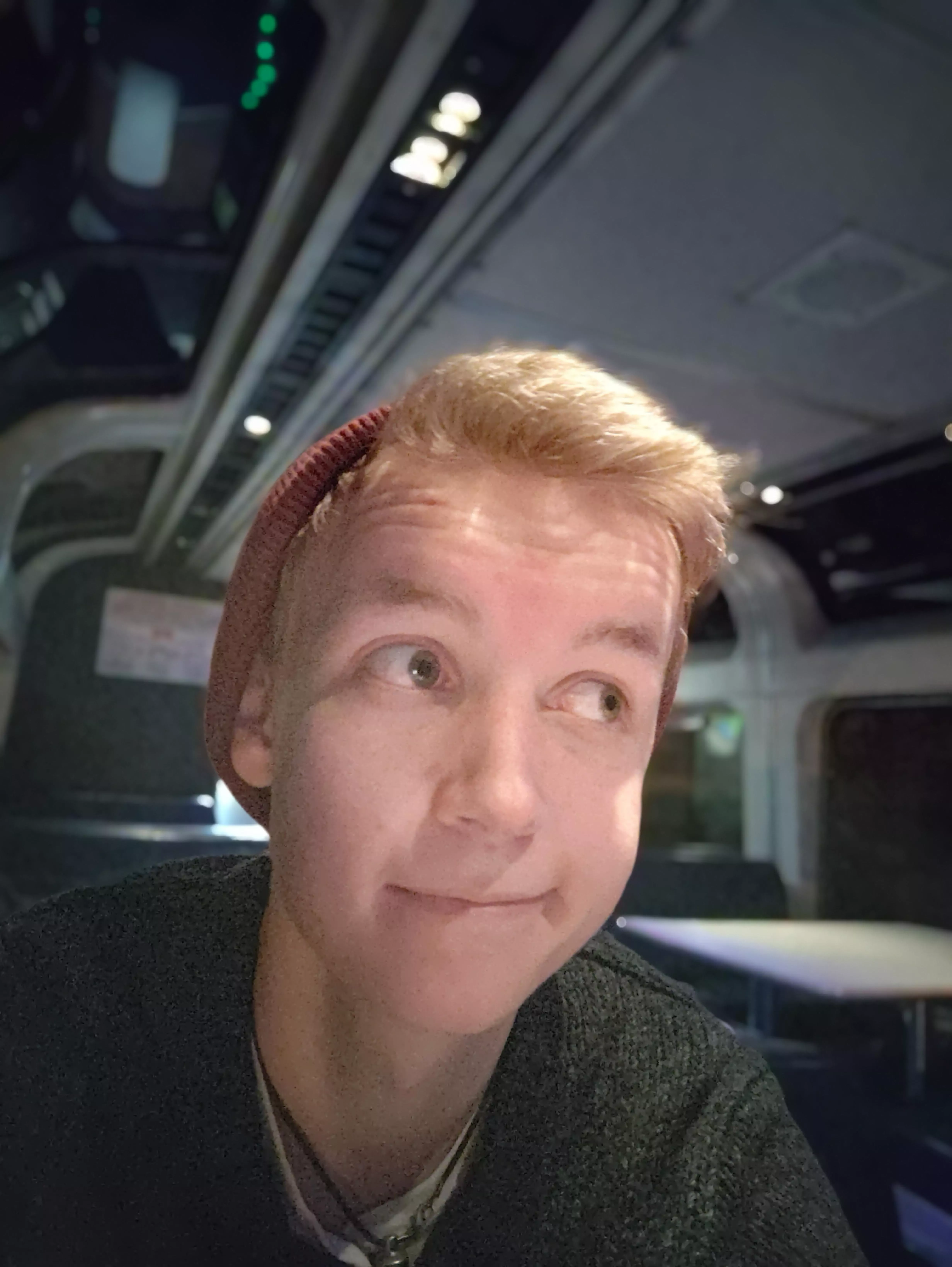 First time on a long distance train, it's cozy posted by mauryseth