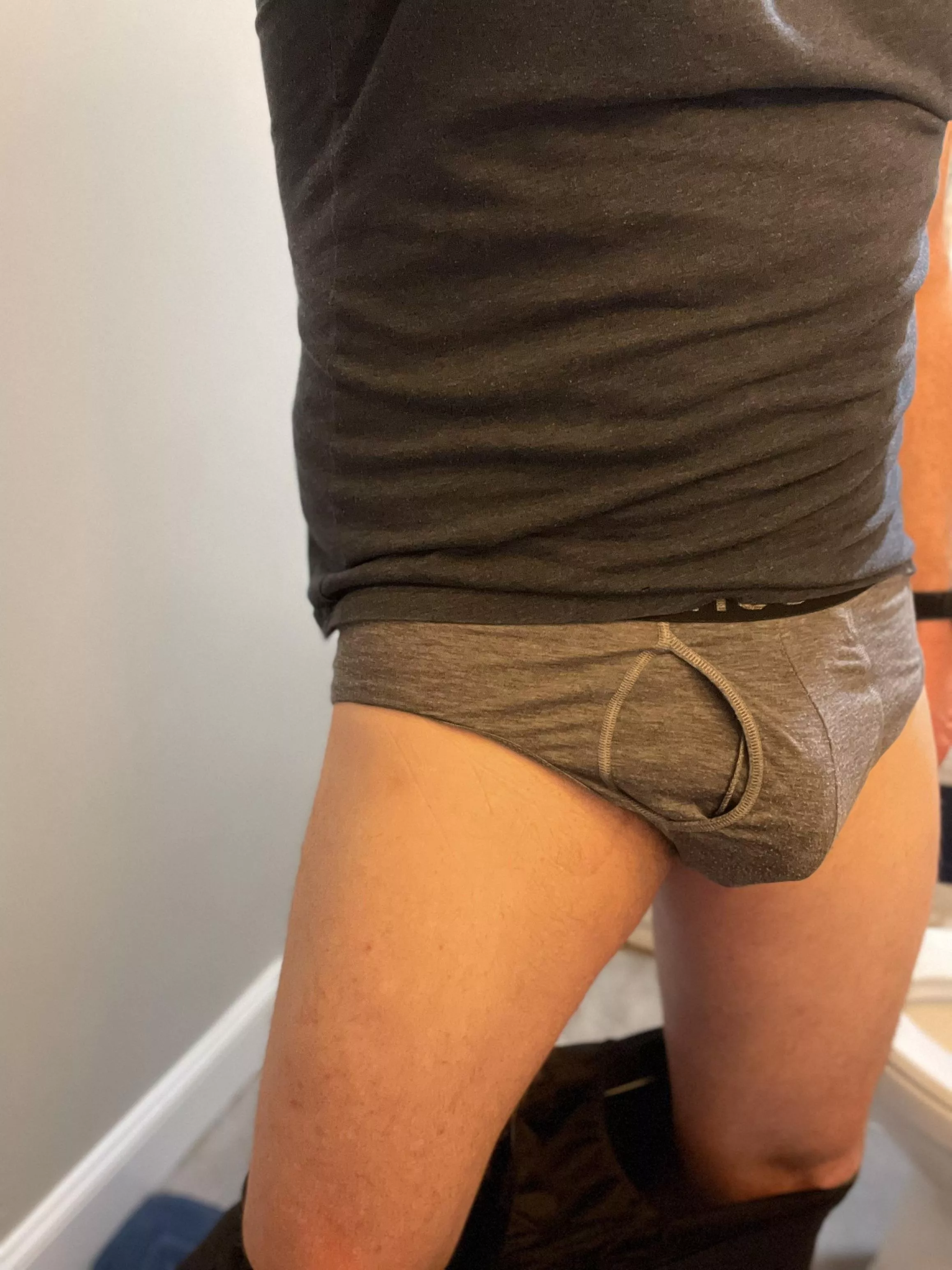 I always have to wear briefs when I do yard work, otherwise, the neighbors might notice something… posted by ClamChopzz
