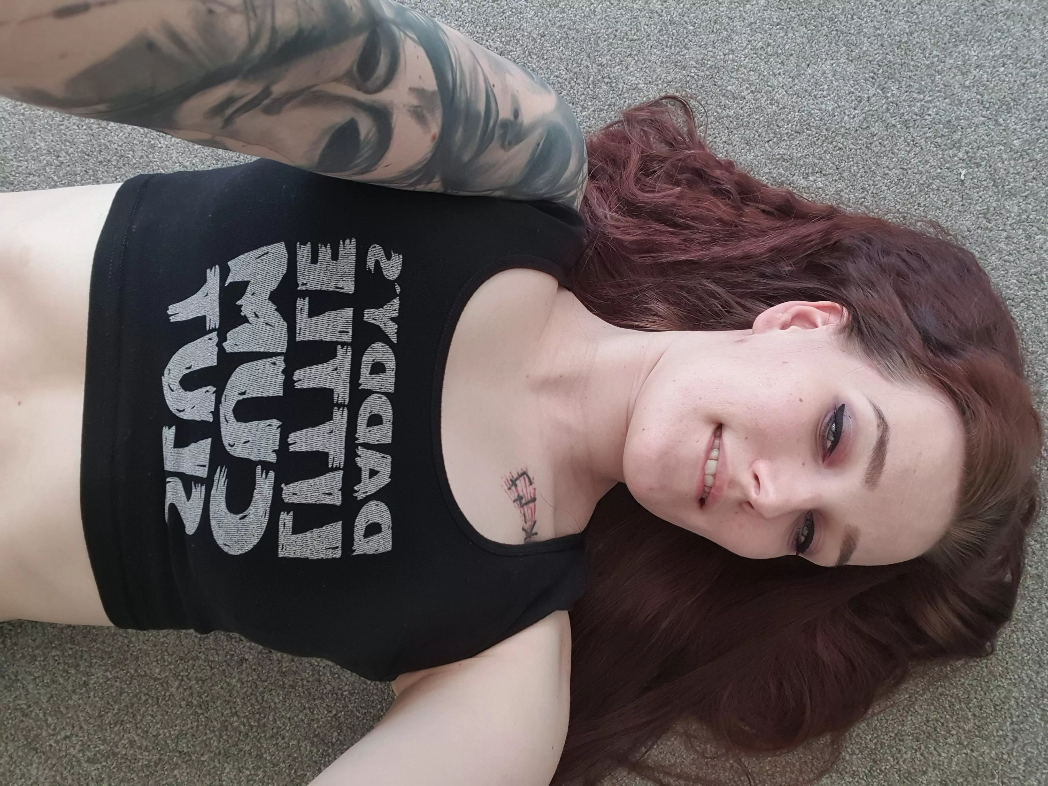 I like when my croptop tells me WHAT I AM 💜 posted by SevereAlternative558