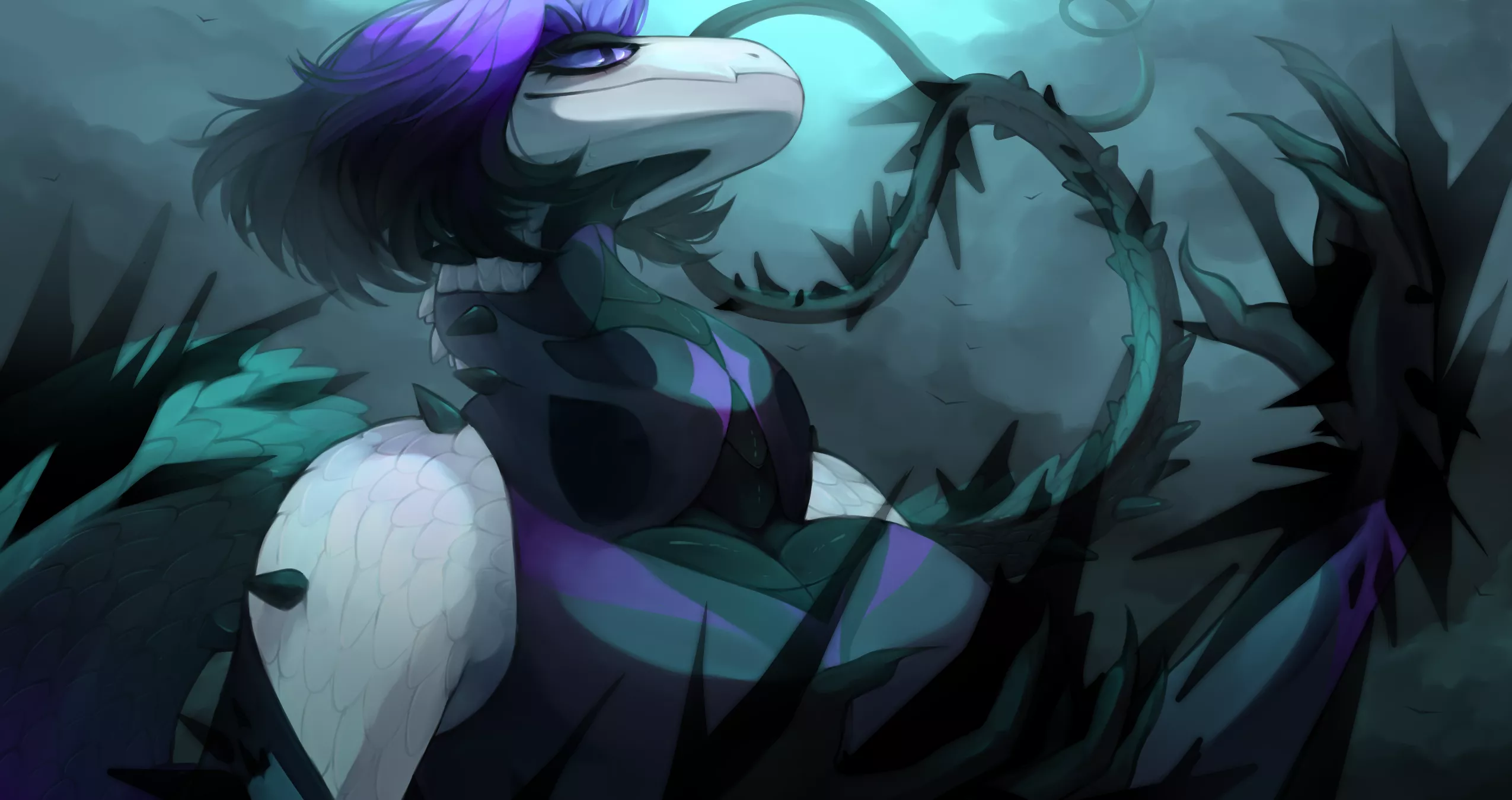 I really like the idea of shadow mimicking other elements :D posted by MoonieTheCatt