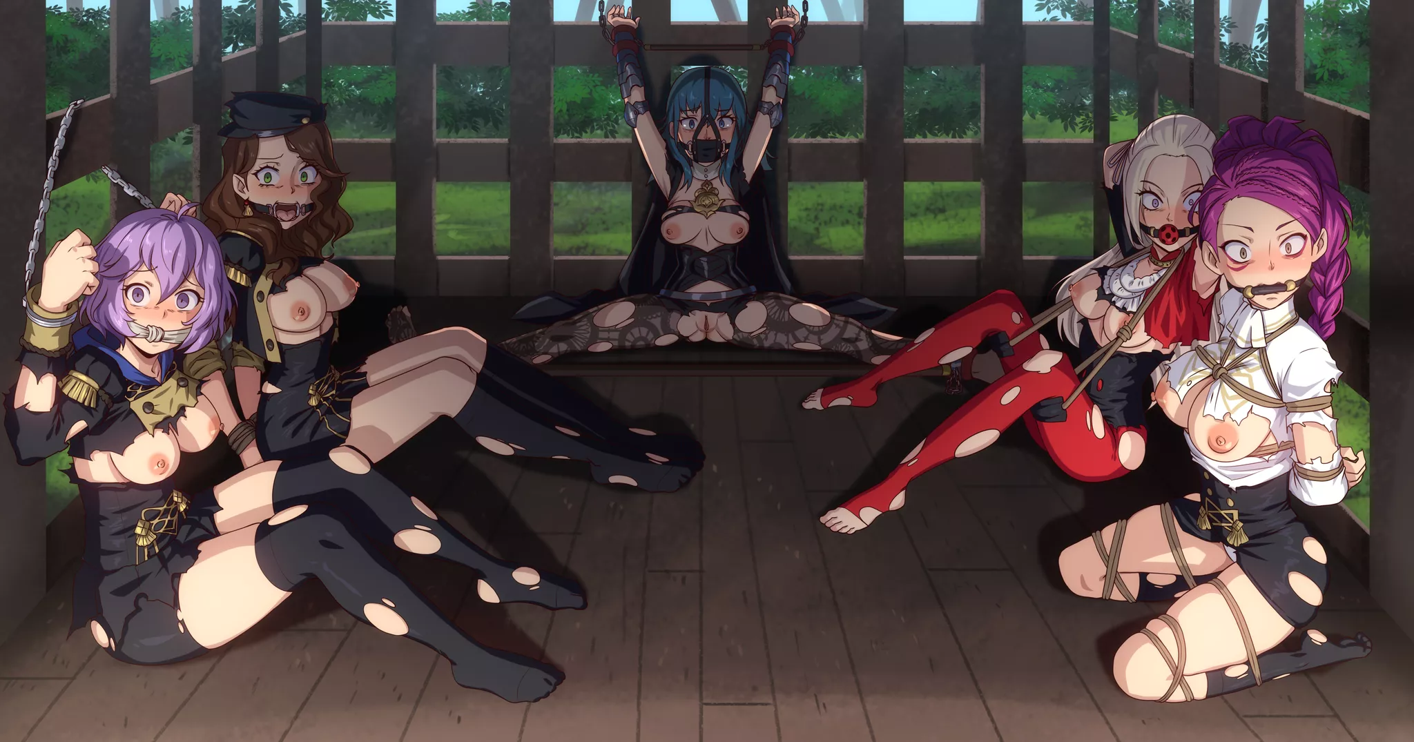 Nothing they can do but watch their friends boobs jiggle in the wagon on the way to the slave market posted by Oak_jack