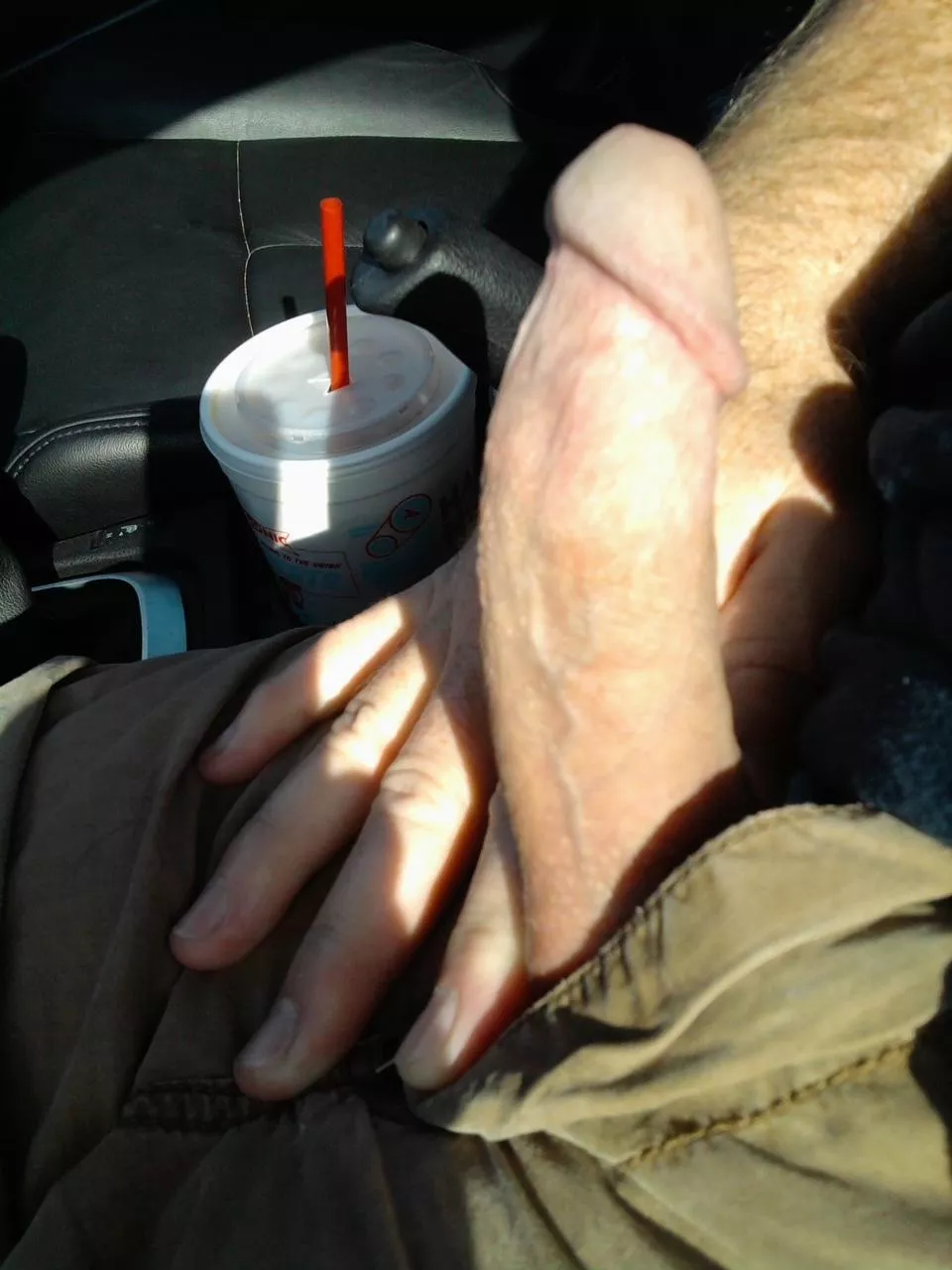 Opened my sunroof to give my hard cock a little sunshine... posted by tisfy555