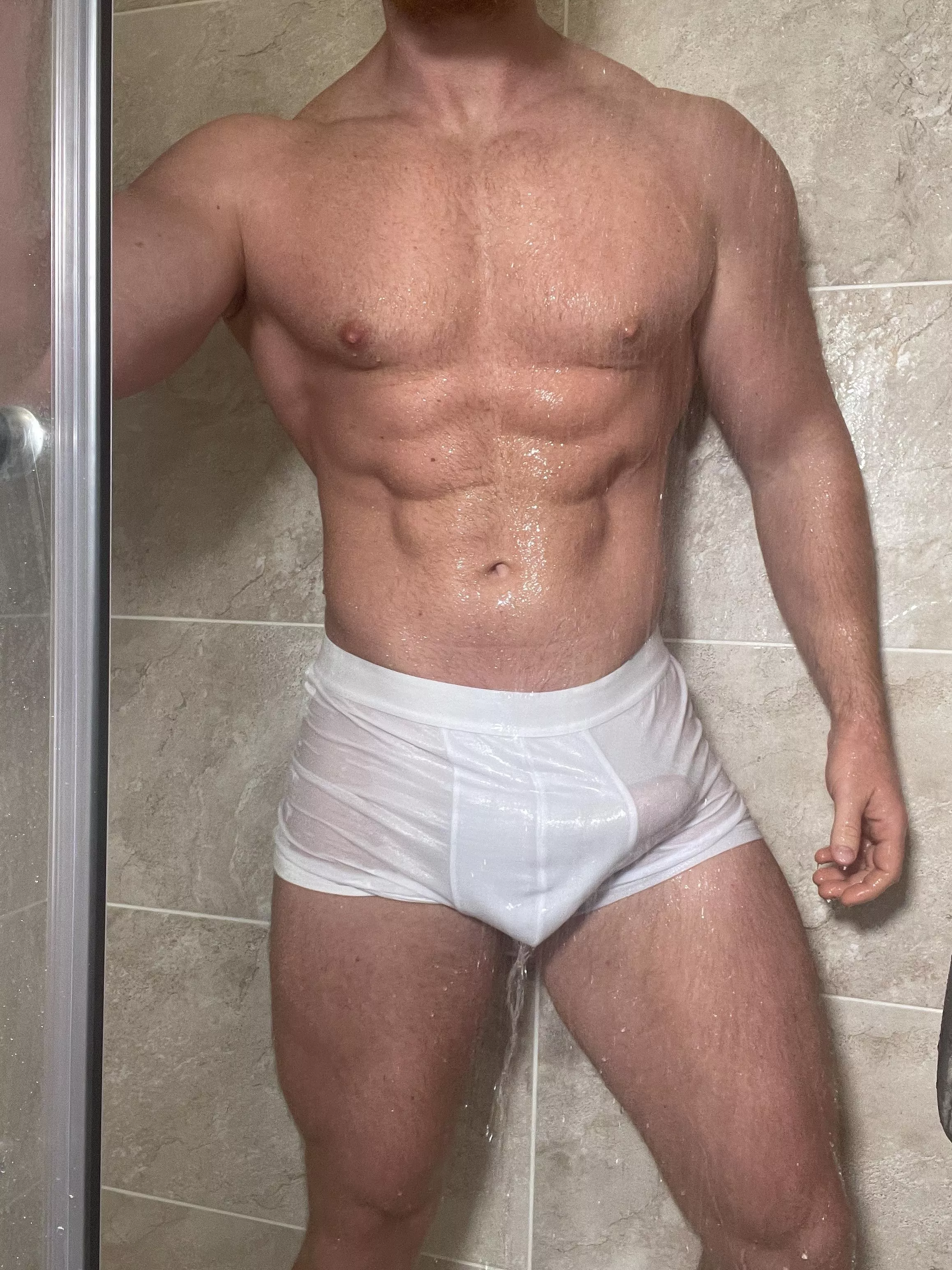 Say “Yes Daddy” if you want me to breed you in my shower. posted by Bearded_alpha1