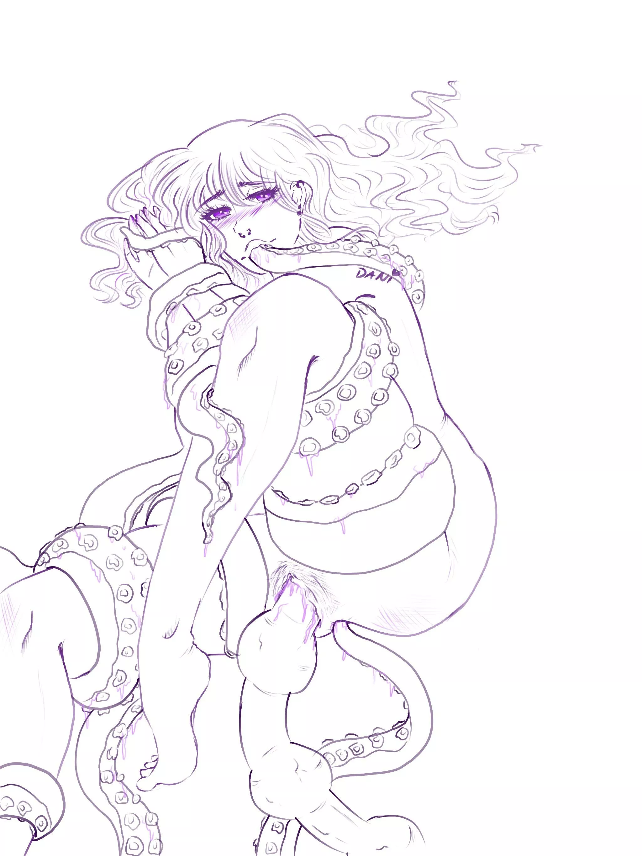 Tentacles by Dani.digital posted by Dull_Beginning
