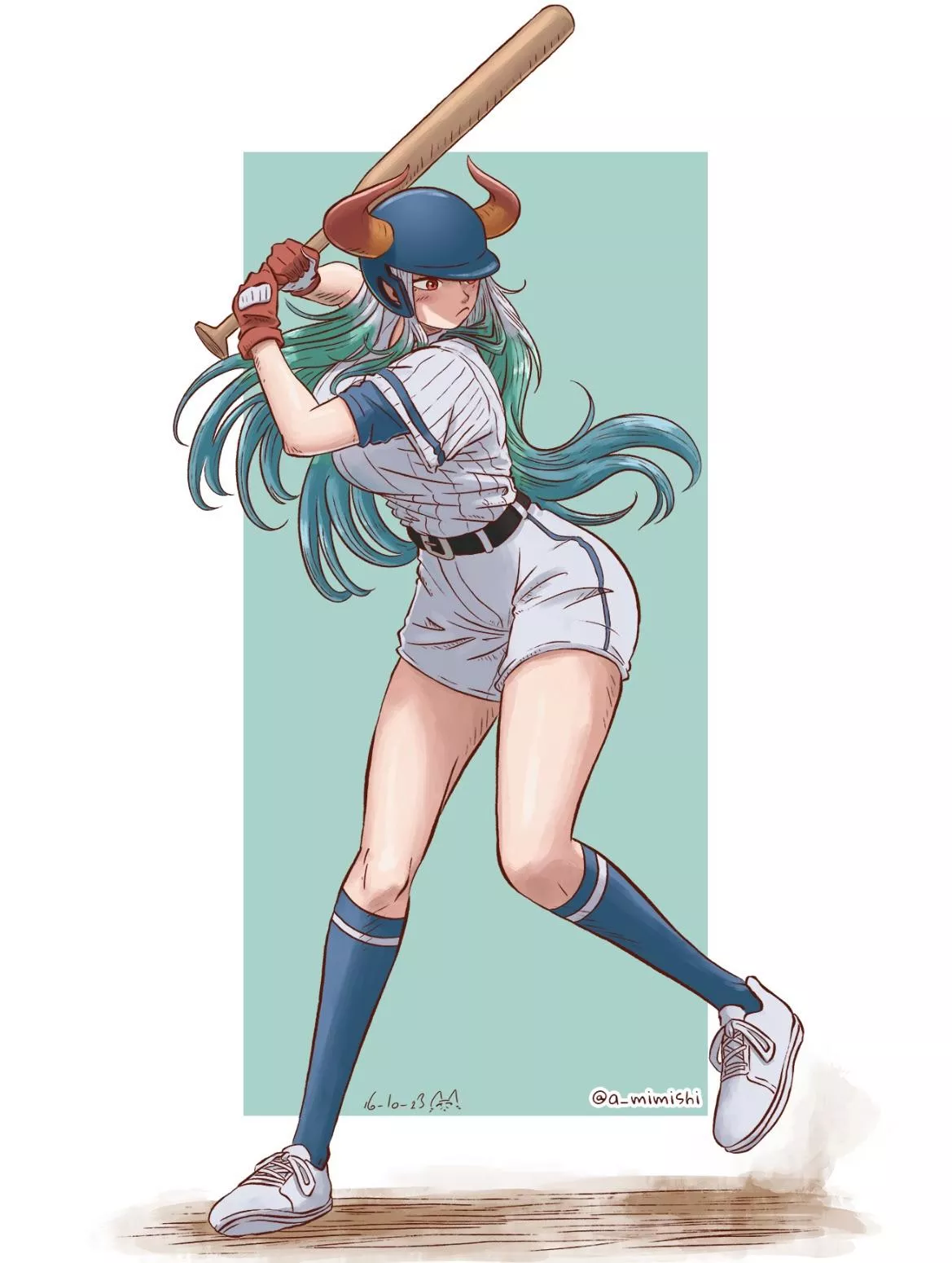 Yamato playing baseball posted by Awesome-Benny