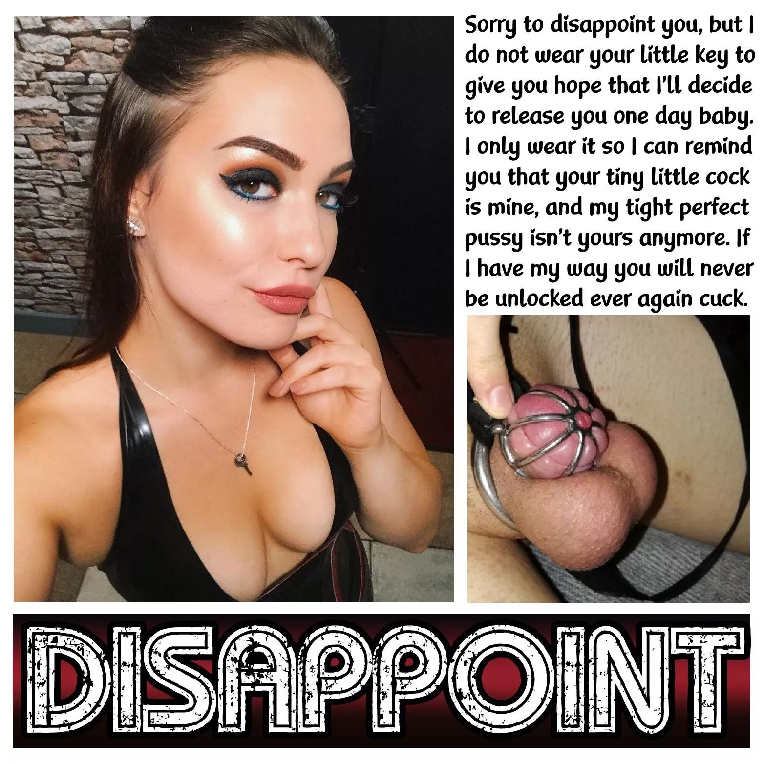 DISAPPOINT [chastity] [cuckold] [permanent] posted by Teas_Denial