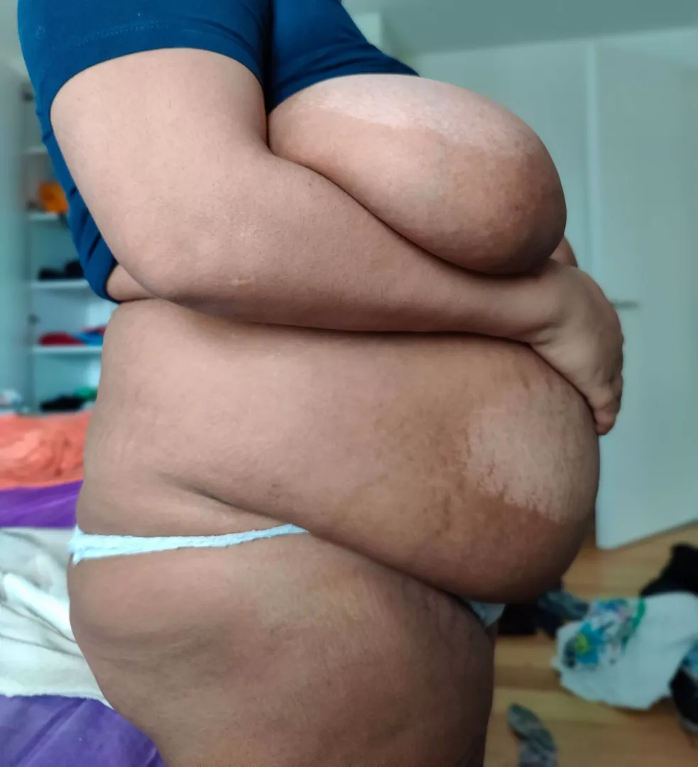 Do you prefer chubby girl with big titties and bellies? by curvypotchi