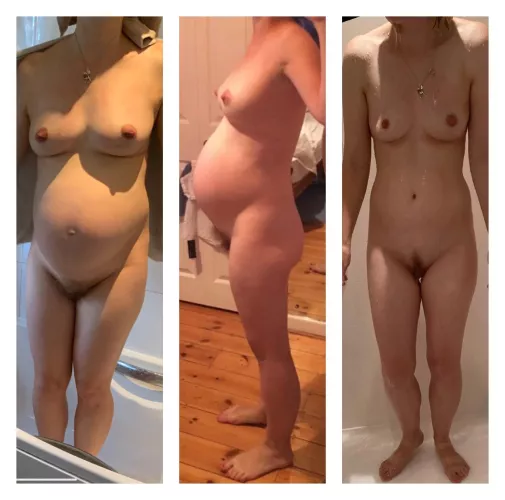 (F) 40, 125lbs, 5’6 - some old pregnancy photos and now. by wandafish88