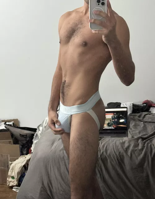 I was working out but got distracted by my bulge by Responsible-Gap-8967