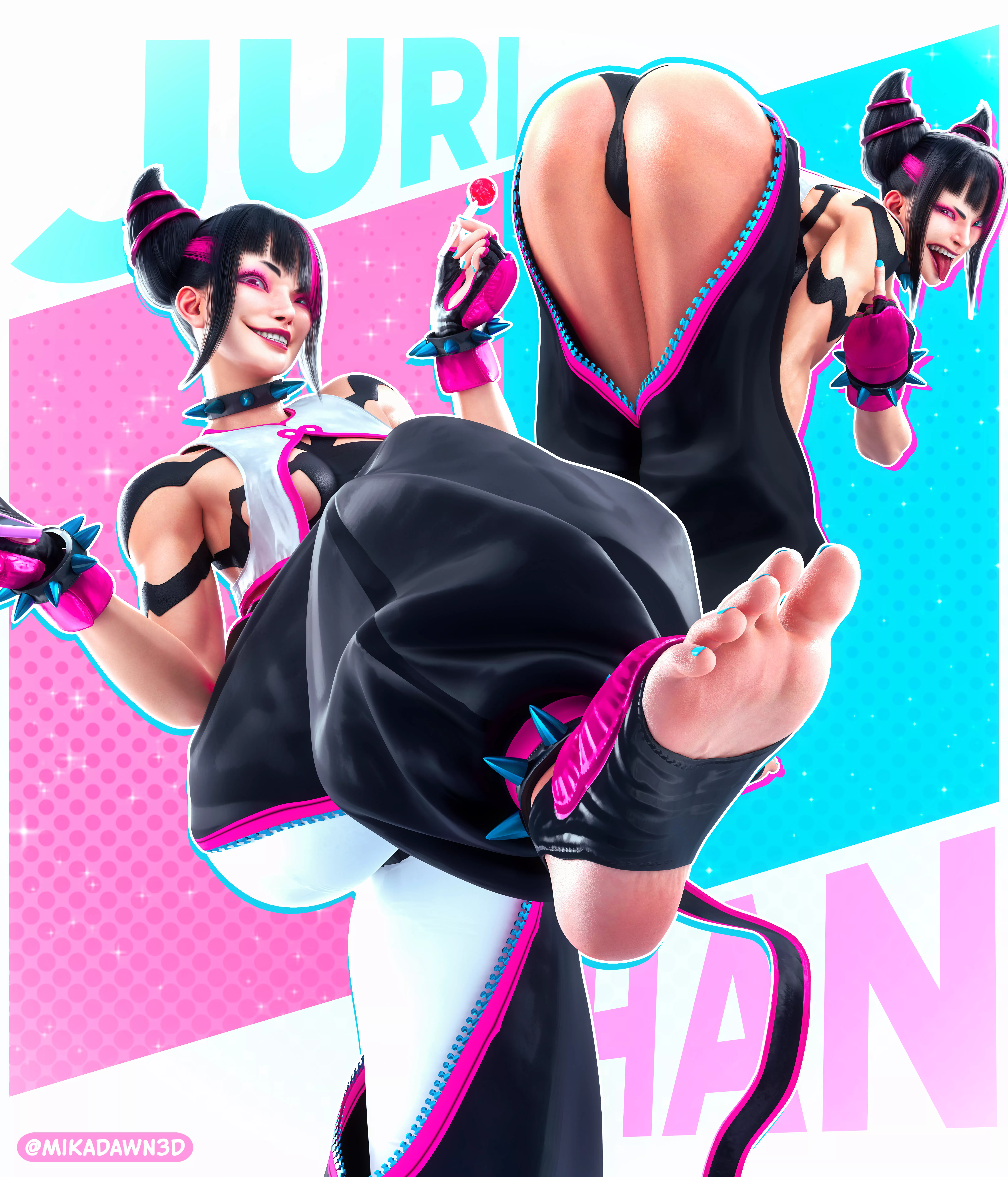 Juri-Han (Street Fighter 6) [Artist: MikaDawn] posted by ComaOfSouls