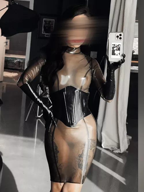 Obsessed with this latex corset dress. by ShinyLadyxo
