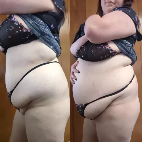 This before and after eating my lunch is wild to me 😳 by FeedMeDaddyxoxo