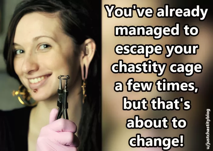 Well, now it's getting serious! by justchastityblog