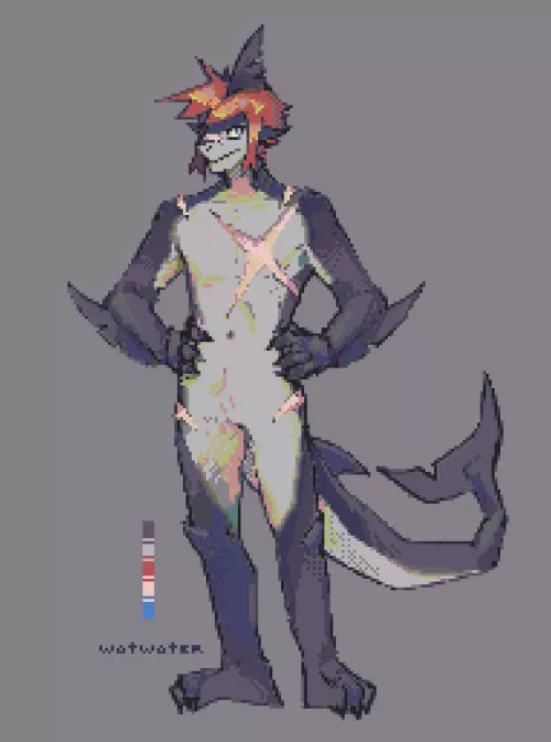 yo check out my fursona even tho they has no fur by watwater