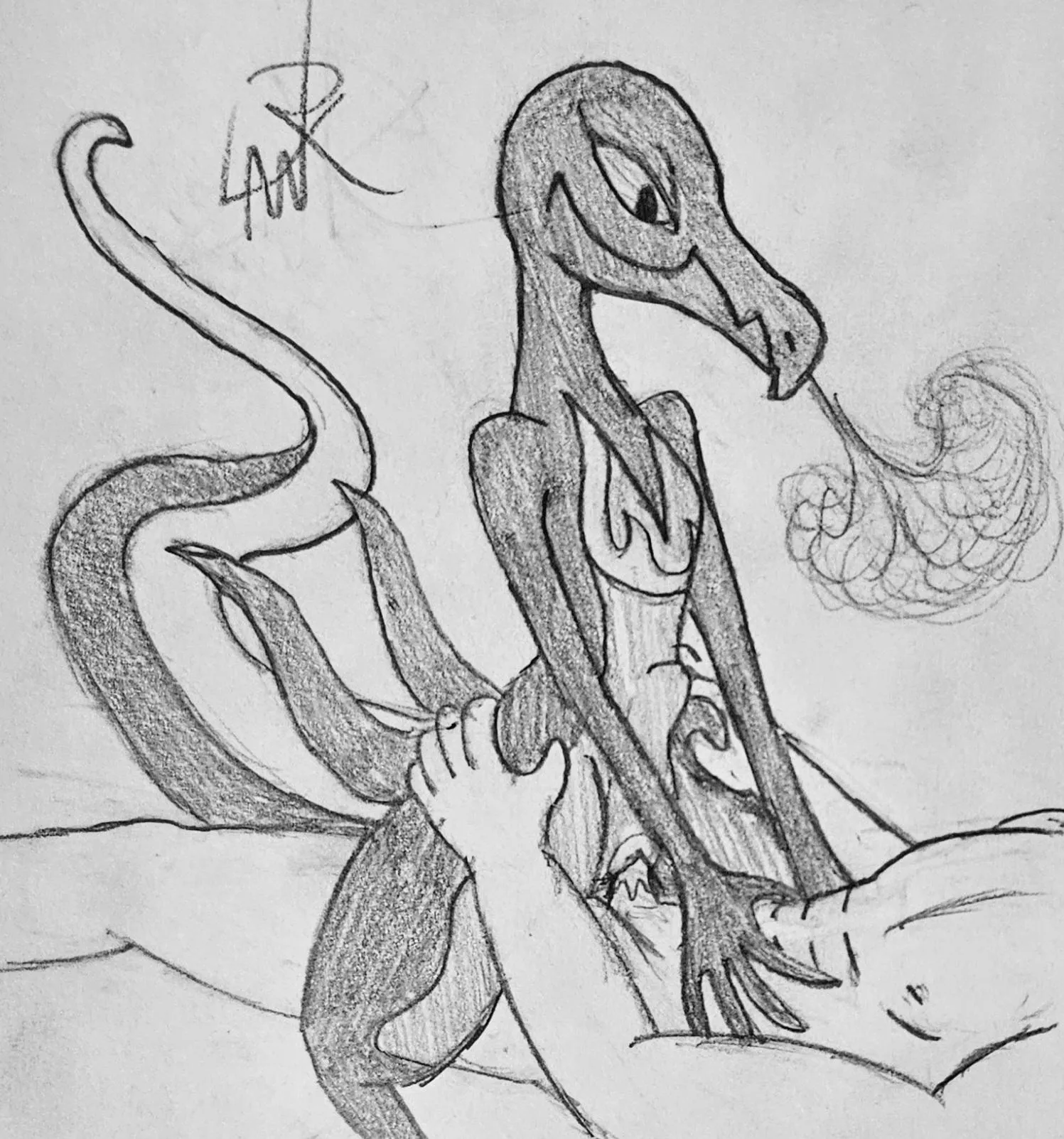 A Salazzle riding a big dick [F/M] (OC) posted by Mega_Venquaza