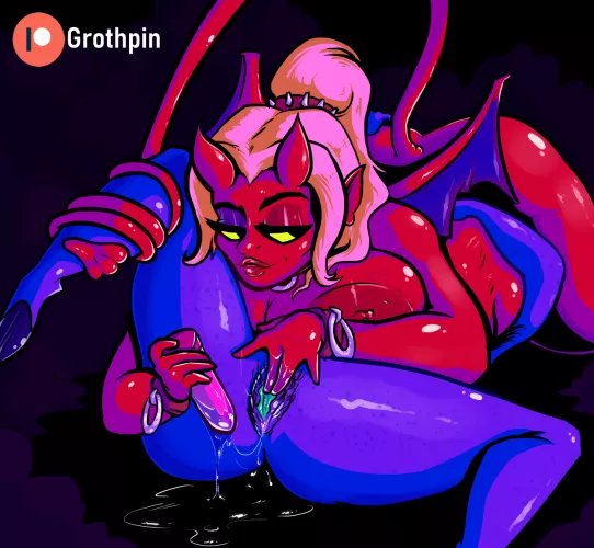 Chokehold of your dreams [OC] (Grothpin) by Grothpin