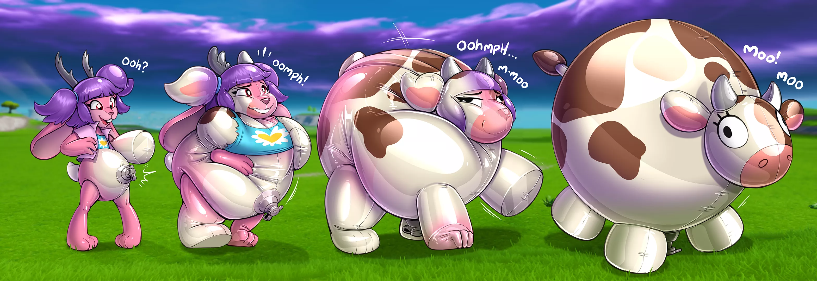 Inflate-A-Bull TF (Jackalope -> Inflated Cow) By Redflare500 posted by 66699966699966699960