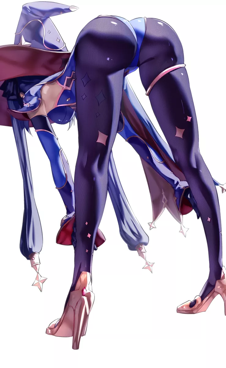 Mona from behind [Genshin Impact] posted by IDM_Recursion