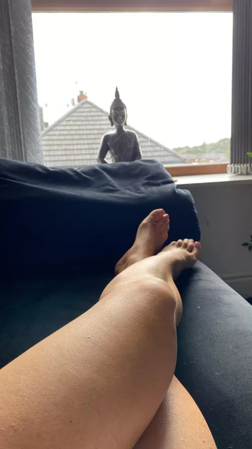 Start with my feet 😈 by RednBlueReddit