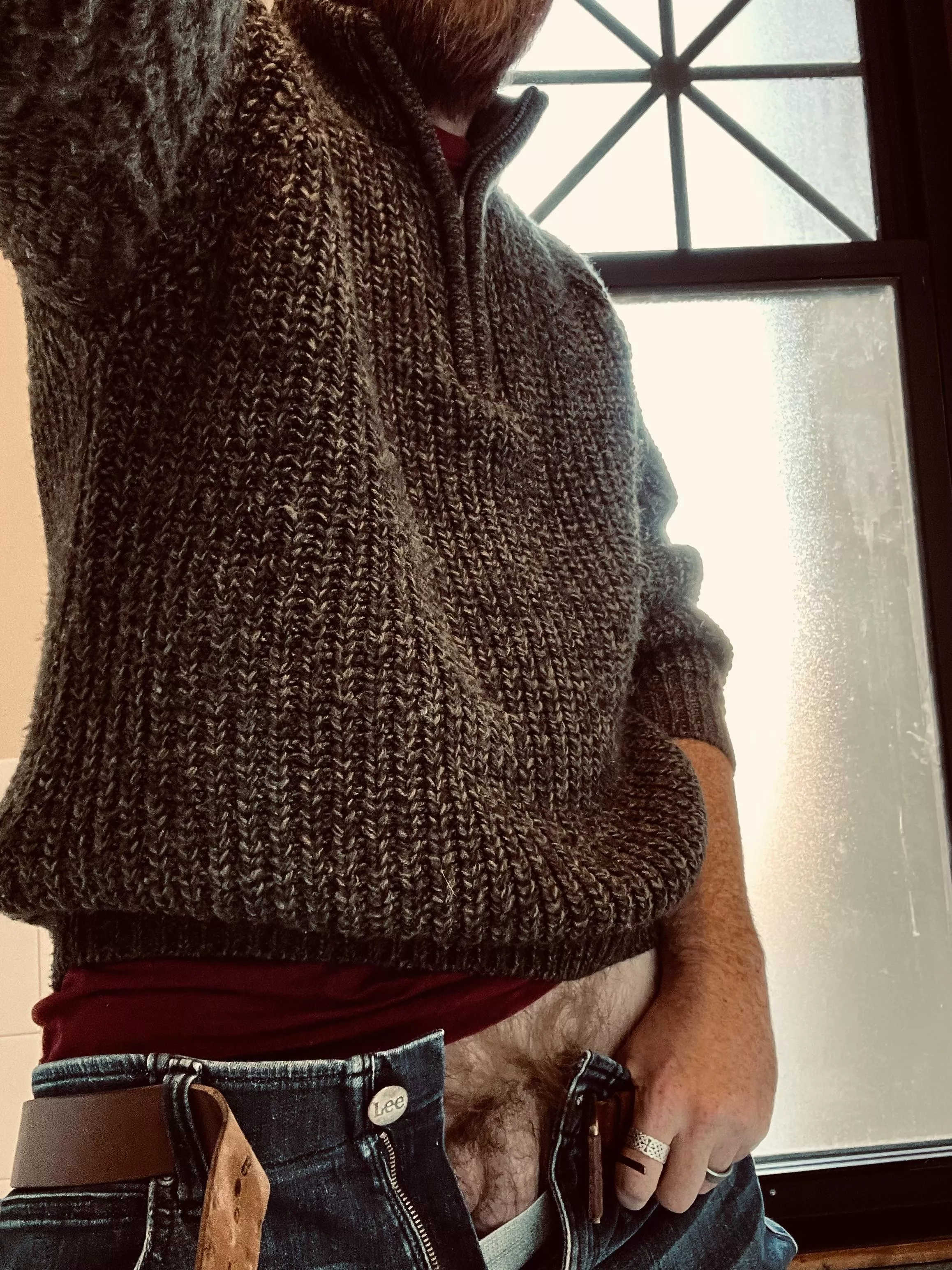 This is a super comfy sweater, and there might be room for two… posted by throwaway20221969