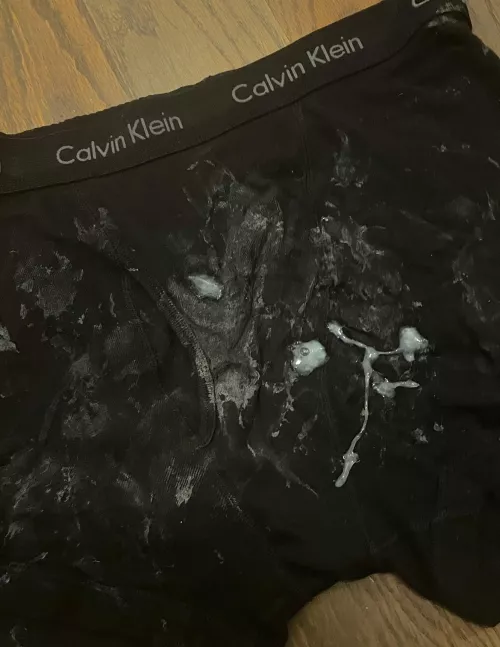 Cum soaked and crusted by SmellyMuscleJock