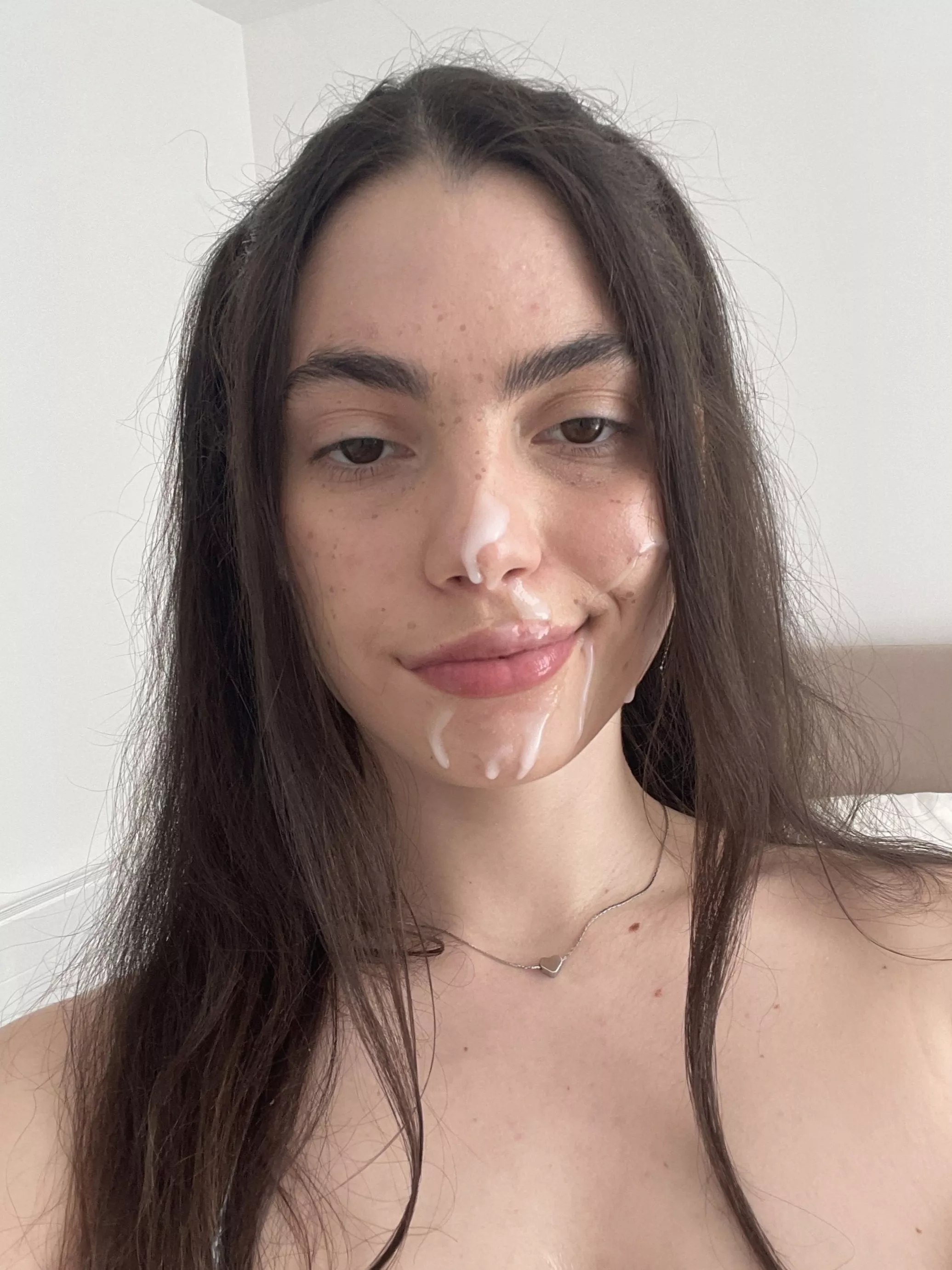 Got an important question... would you cum on my face or tits? posted by BatteredCadaver