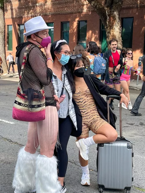 Helping hands with a boner at Pride by Happy-Hour-24-7