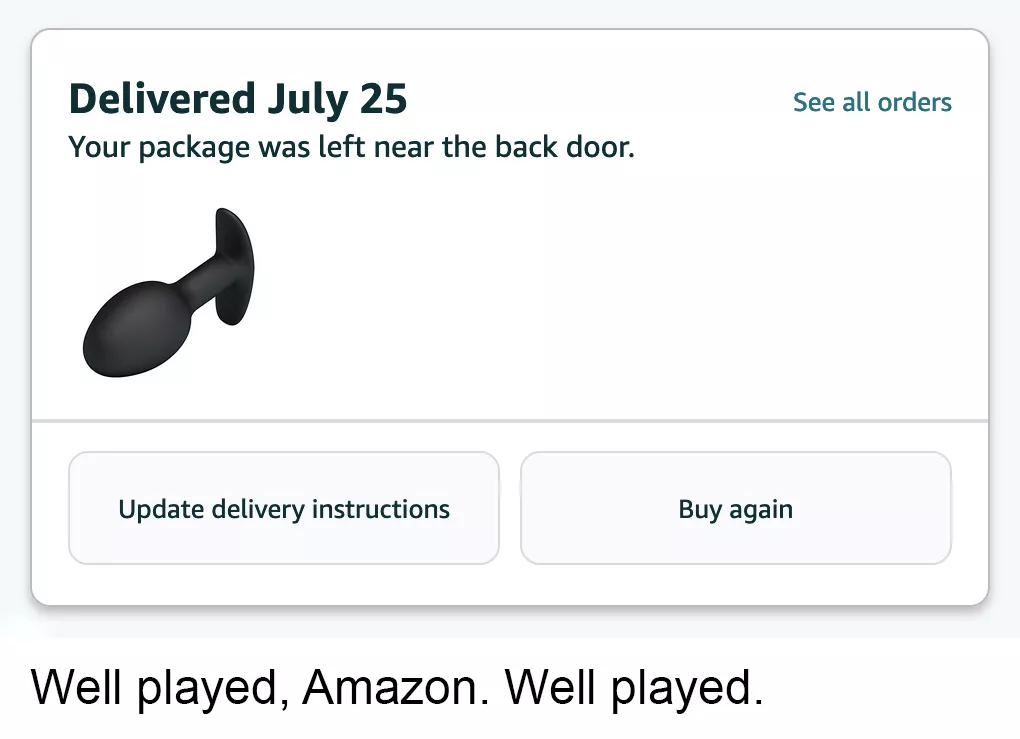 Well played, Amazon. by Unpopular-101