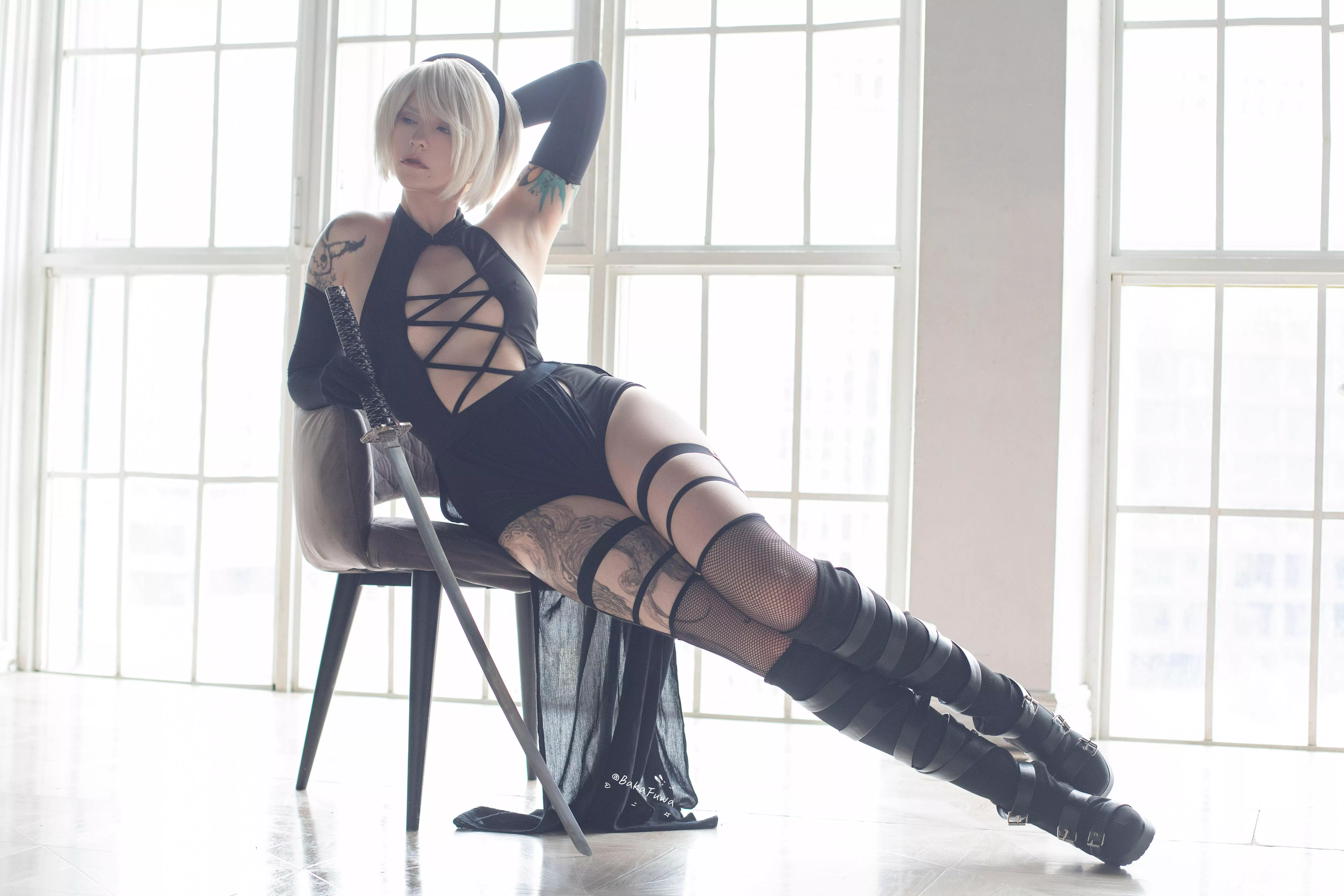 2b cosplay by BakaFuwa posted by BakaFuwa