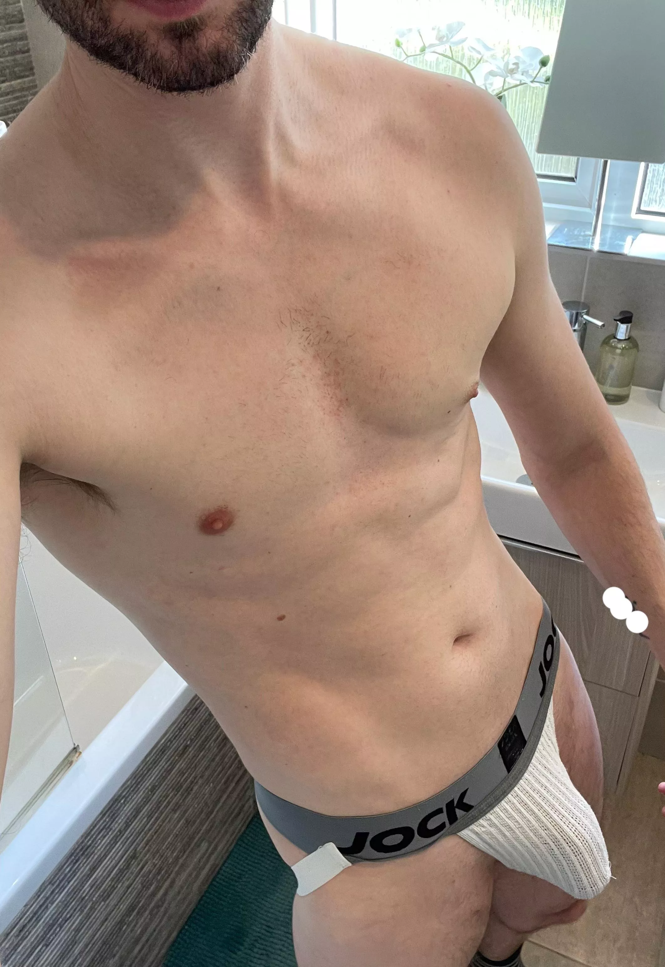 Almost busting out of this jock posted by irishtwunk101