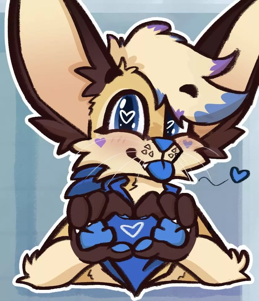 He wuvvs u :3 (new pfp 💙) posted by One_Cool_Foxxo