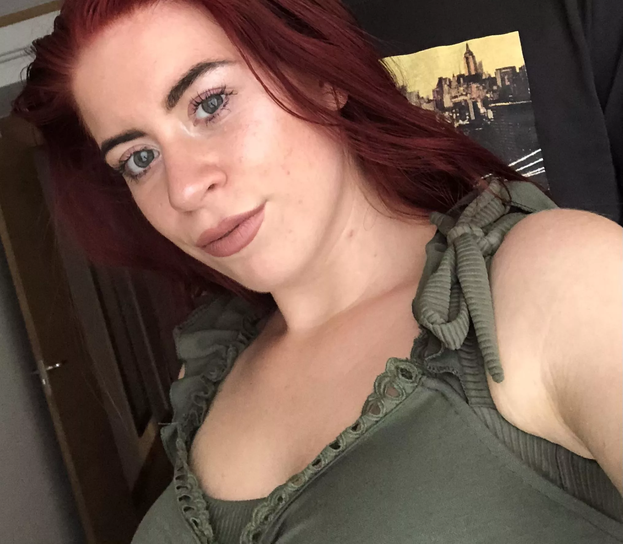 My pale skin is perfect with my red hair posted by Responsible_Two_1769