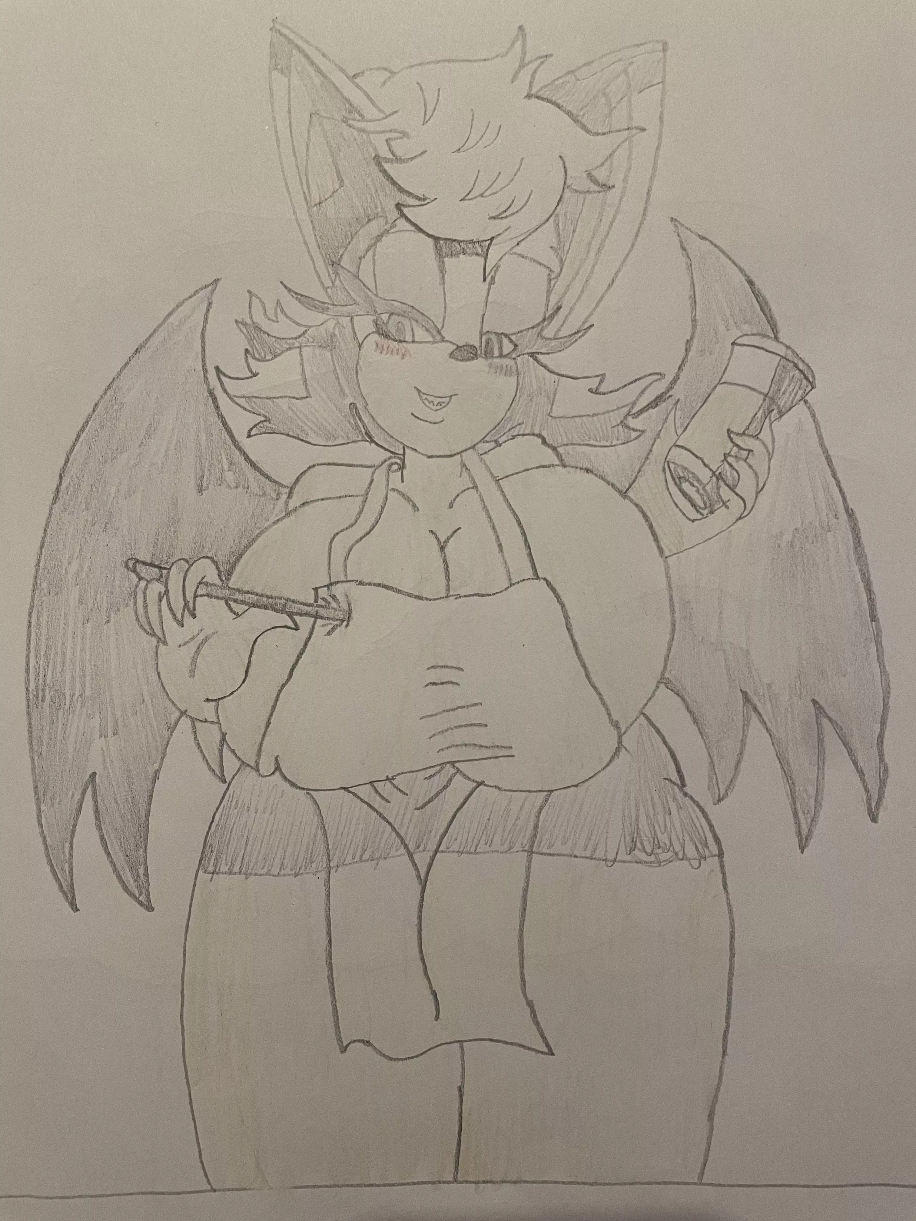 Rouge the bat: coffee meme posted by Chriscott925