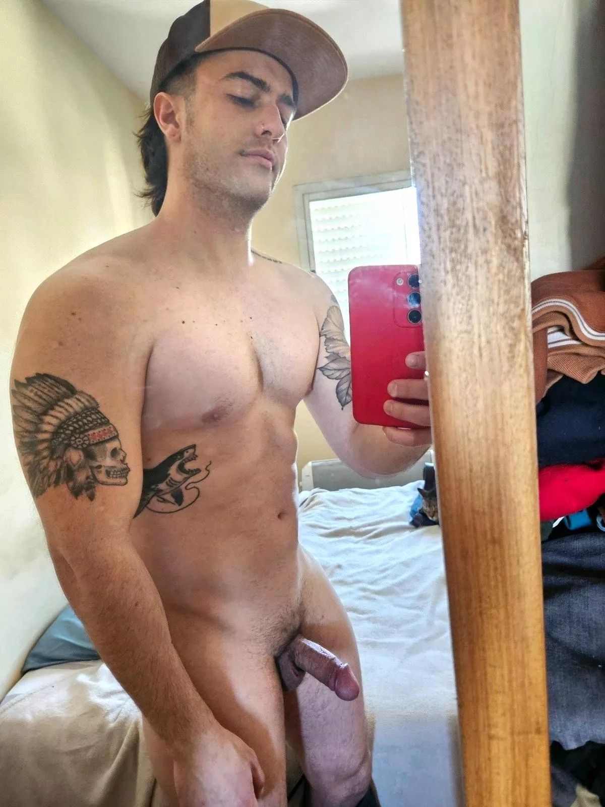 Semi-hard or semi-soft? Either way I’m horny as fuck! posted by Powerful_Maybe_9304