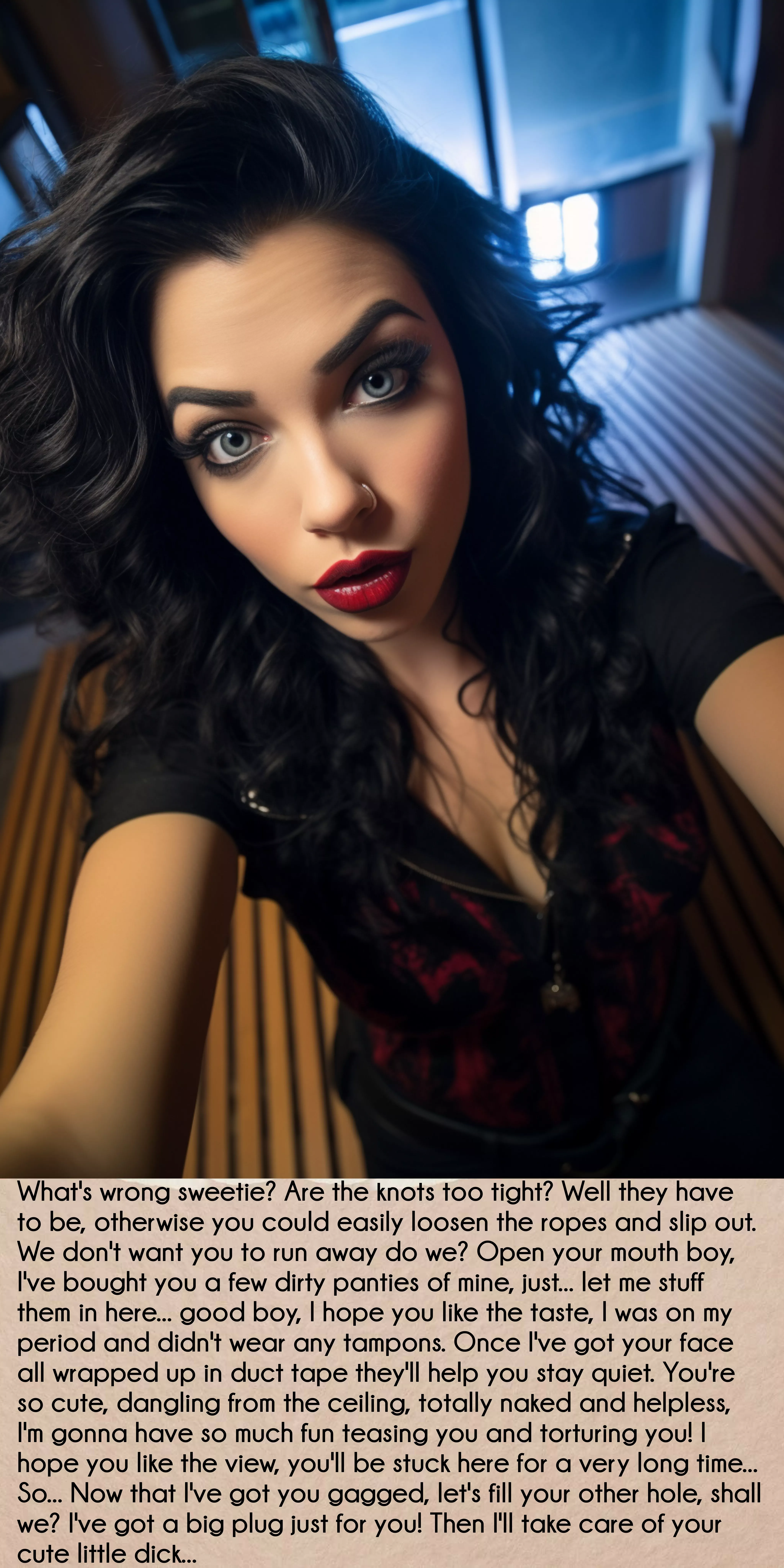 Training her shibari skills posted by Dominan-t