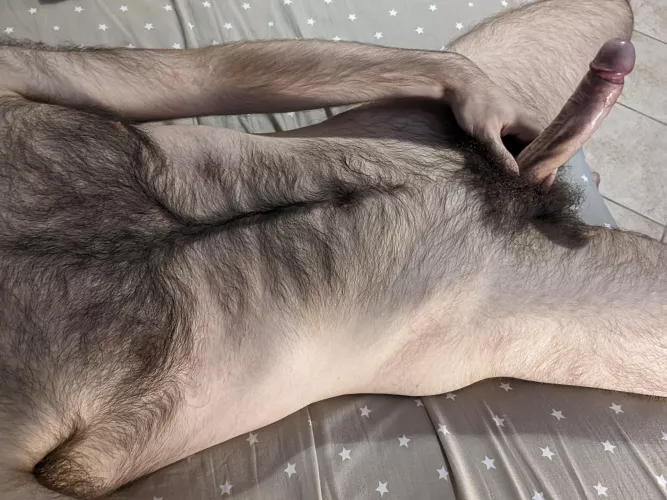 Wanna go for a ride? With your hands on my hairy chest please 😌 by rblue3