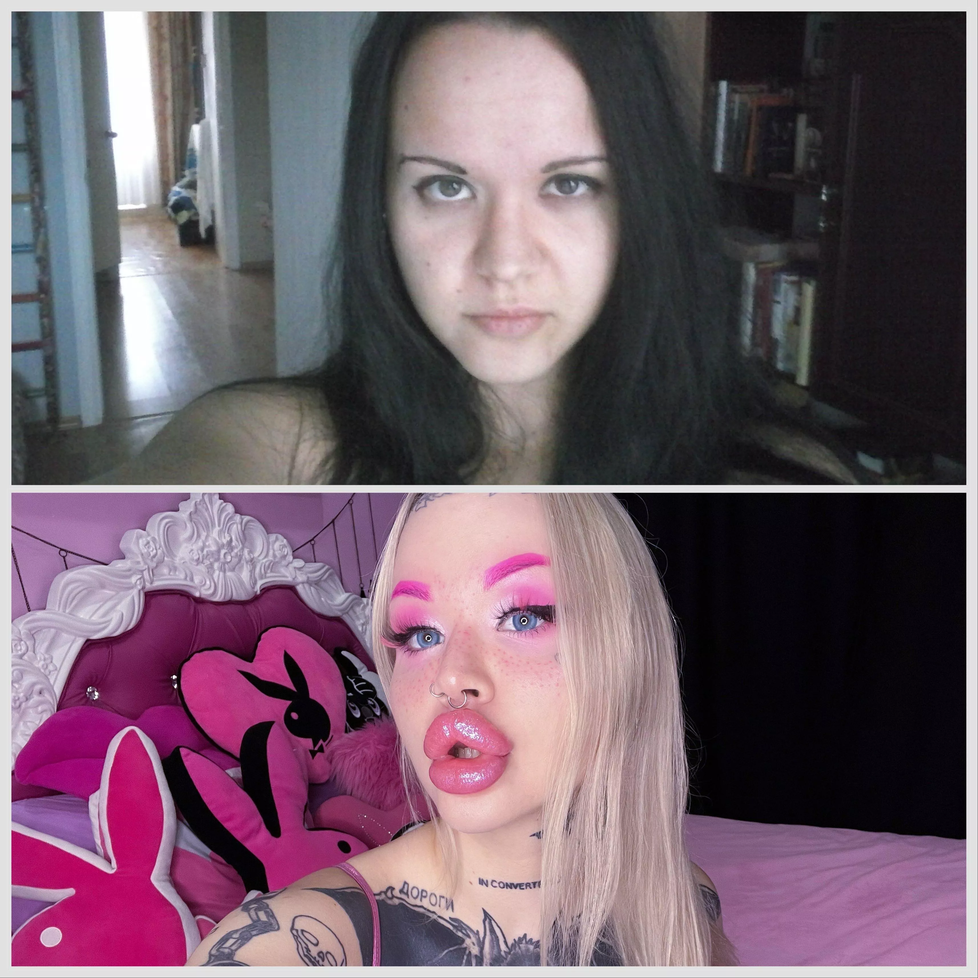 10 years difference 💖 Bimbofication its best that happened in my life💖 posted by nasty_bimbo