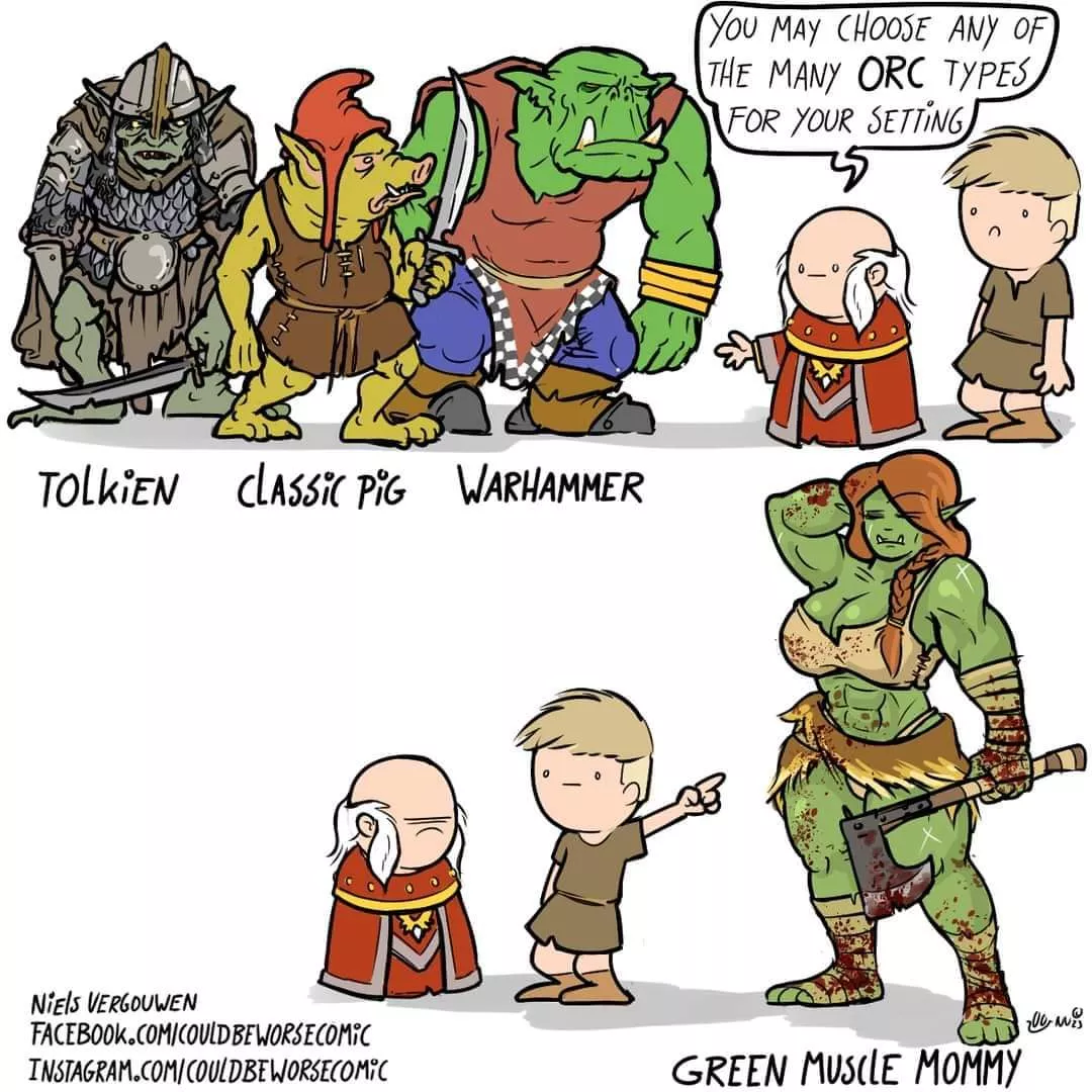 All of us on this sub. (Stolen from FB, credit to artist listed on bottom left) by Suitable_Garage